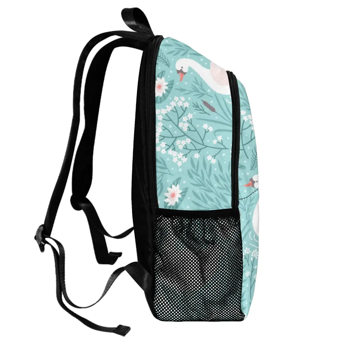 Casual Adult Backpack with Side Mesh Pockets (Model 1659) — photo 6