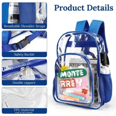 PVC Clear Backpack thumbnail 5