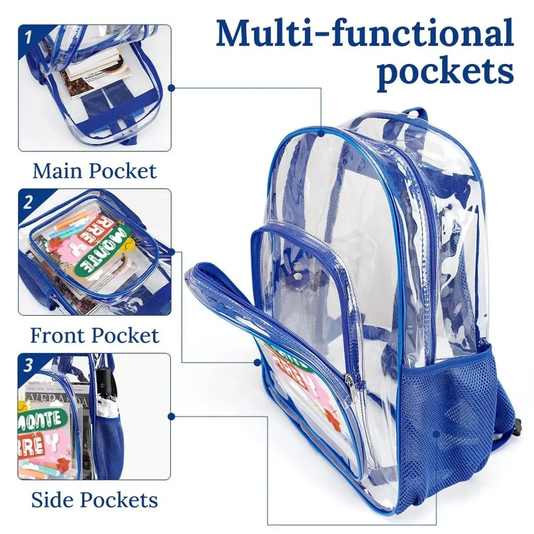 PVC Clear Backpack — photo 6