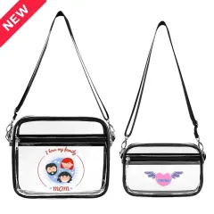 2-Piece Clear Satchel Bag Set thumbnail 1