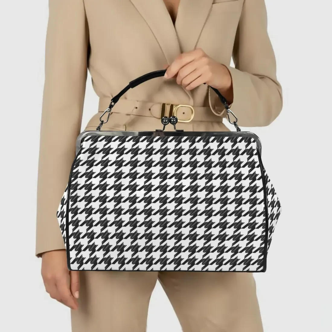 Kisslock Crossbody Shoulder Bag-Large (Model 1752) — photo 2