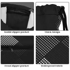 Zipper Drawstring Bag thumbnail 6
