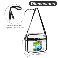 Large Clear Satchel Bag thumbnail 6