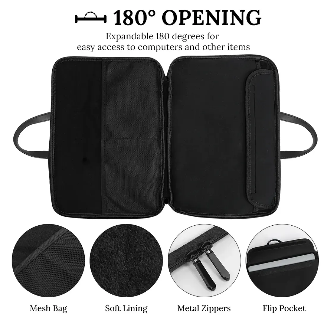 PU Leather Laptop Bag(42x30.5cm) — photo 5
