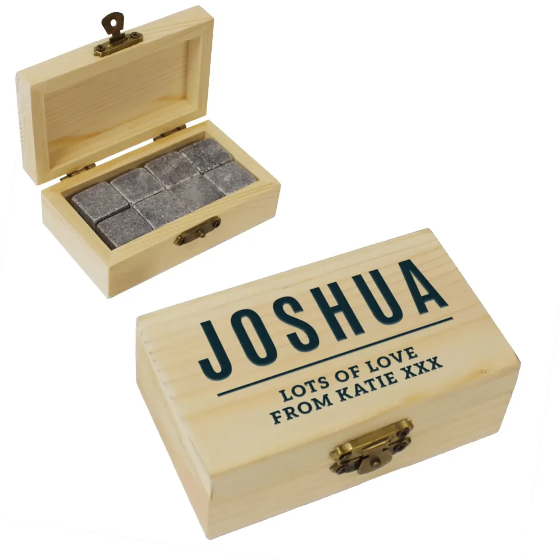 Custom Engraved Whiskey Stones, Personalized Soapstone Gift for Him, Reusable Barware Cubes — photo 5