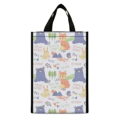 Foldable Lunch Bag with Mesh Pockets thumbnail 6
