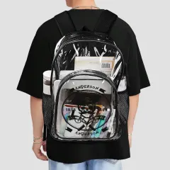 Custom Clear Backpack thumbnail 1