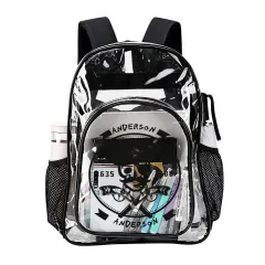 Custom Clear Backpack thumbnail 2