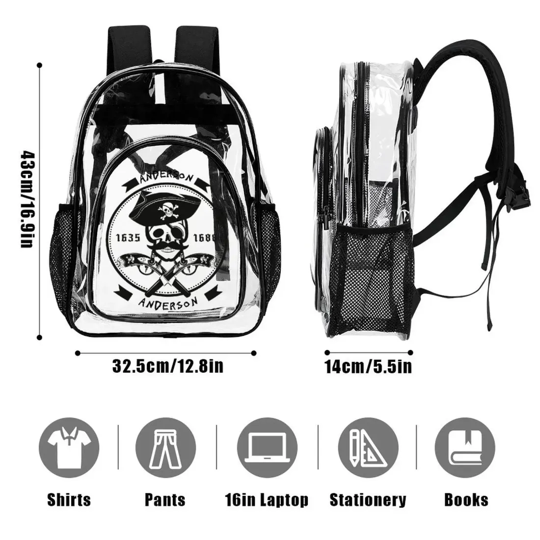 Custom Clear Backpack — photo 5