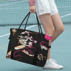 Large Travel Bag with Trolley Sleeve (Model 1715) thumbnail 2