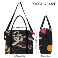 Large Travel Bag with Trolley Sleeve (Model 1715) thumbnail 4