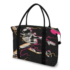 Large Travel Bag with Trolley Sleeve (Model 1715) thumbnail 5
