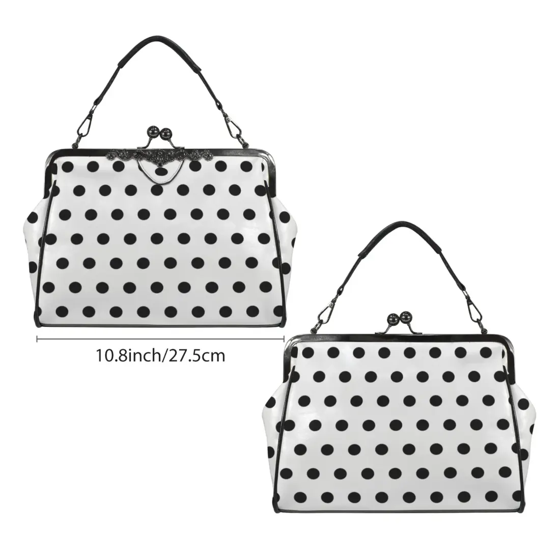 Kisslock Crossbody Shoulder Bag(Model 1752) — photo 5