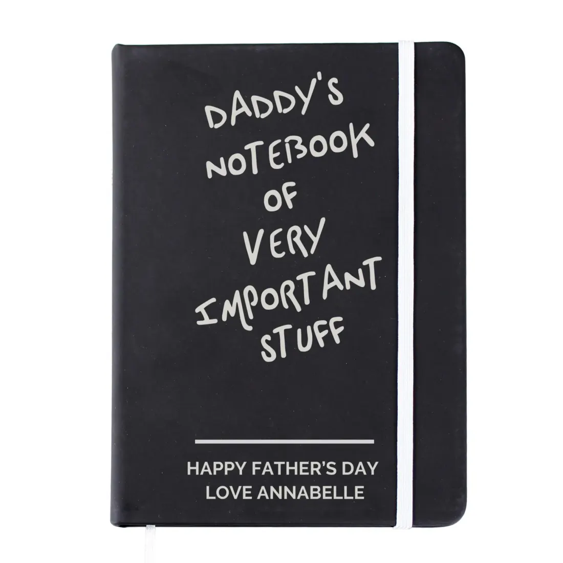 Personalized Hardback Notebook, Engraved Journal for Dad, Custom Notebook — photo 5