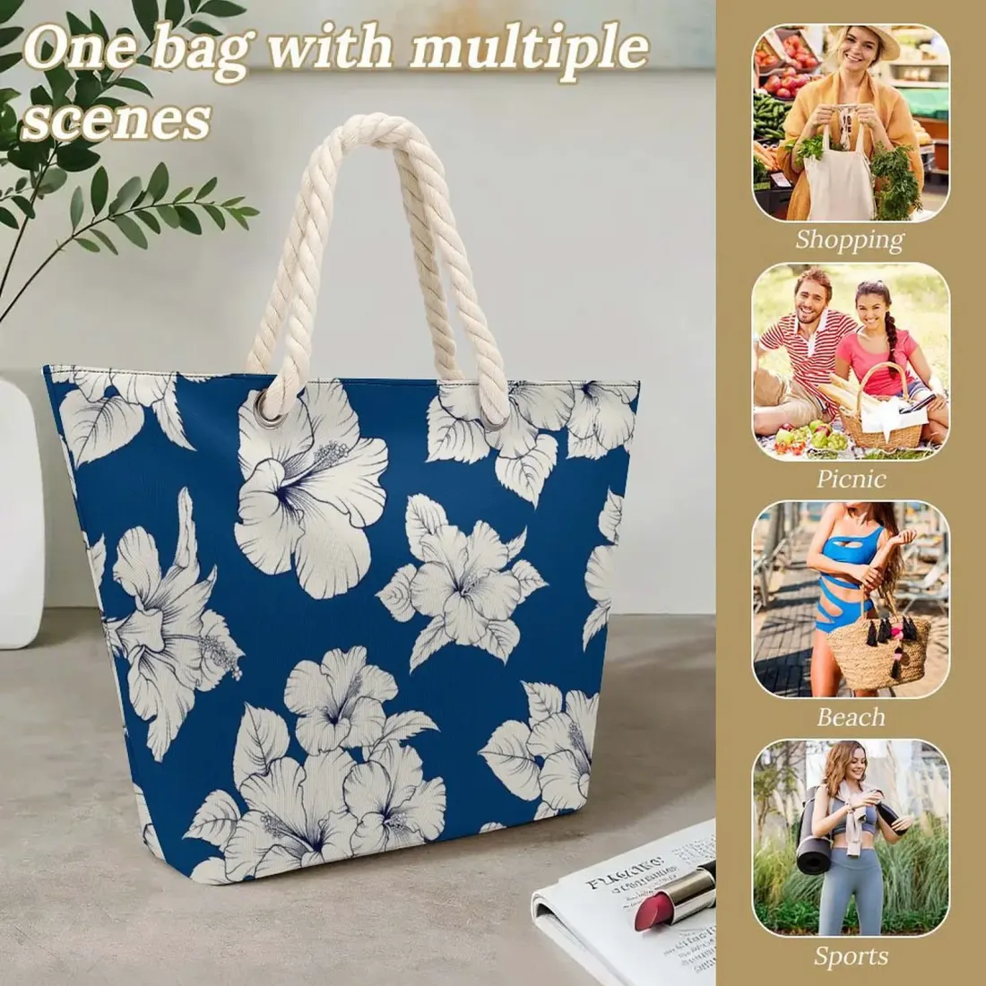 Hemp Rope Tote Bag — photo 3