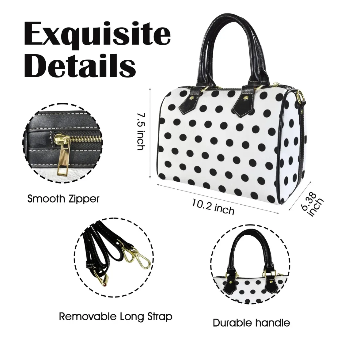 Custom Mini Travel Bag-Black Handle (Model 1749) — photo 3