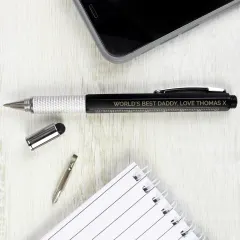Custom Engraved Pen, Personalized Multi-Function Writing Tool, Engraved Birthday Gift for Him thumbnail 6