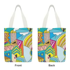 Canvas Tote Bag 32x38 cm (Two-Sided Printing) thumbnail 5