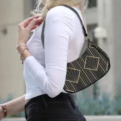 Women's Shoulder Bag-Grey (Model 1748) thumbnail 1