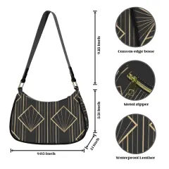 Women's Shoulder Bag-Grey (Model 1748) thumbnail 3