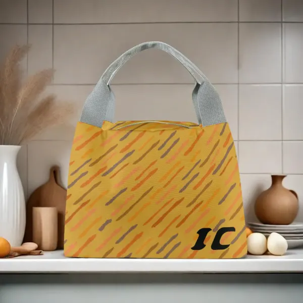 Portable Lunch Bag-Grey Handle (Model 1742)