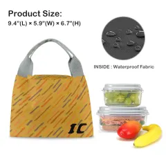 Portable Lunch Bag-Grey Handle (Model 1742) thumbnail 2