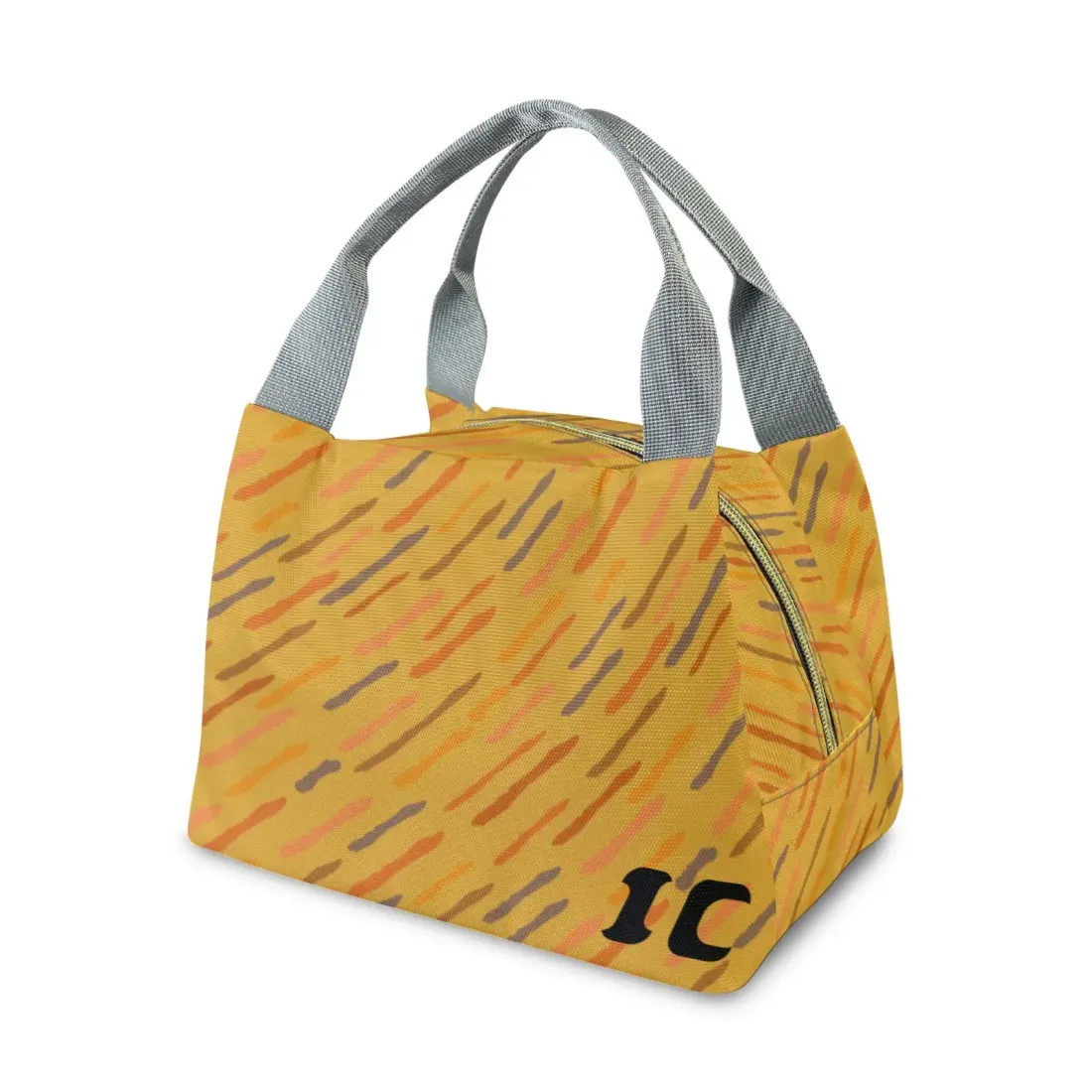 Portable Lunch Bag-Grey Handle (Model 1742) — photo 3