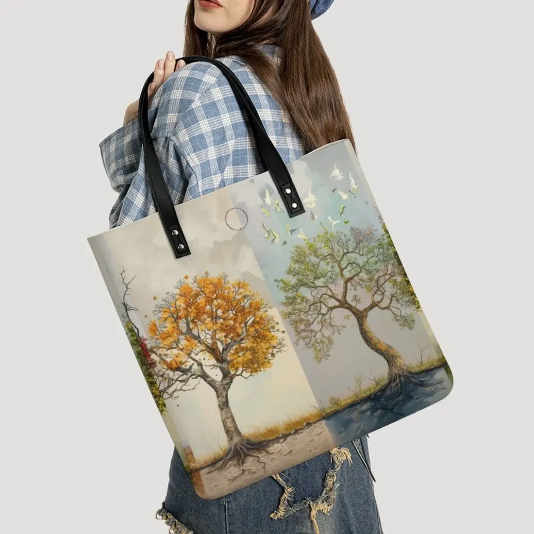 Custom PU Leather Handbag