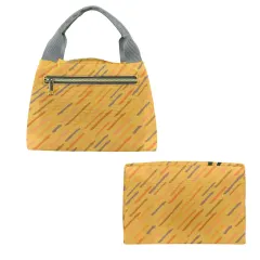 Portable Lunch Bag-Grey Handle (Model 1742) thumbnail 4