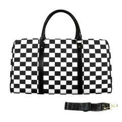 Custom Travel Bag-Large (Black Long Patch)(Model 1734) thumbnail 4