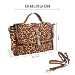 Custom PU Leather Crossbody Bag(Brown) (Model 1739) thumbnail 3