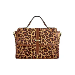 Custom PU Leather Crossbody Bag(Brown) (Model 1739) thumbnail 6