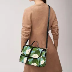 Custom PU Leather Crossbody Bag(Black)(Model 1739) thumbnail 1