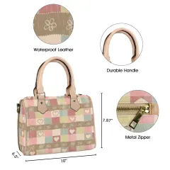 Custom Canvas Handbag-Khaki Handle (Model 1746) thumbnail 3