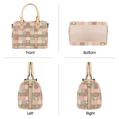 Custom Canvas Handbag-Khaki Handle (Model 1746) thumbnail 4