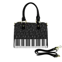 Custom Canvas Handbag-Black Handle (Model 1746) thumbnail 2