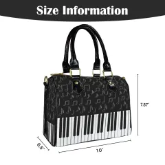 Custom Canvas Handbag-Black Handle (Model 1746) thumbnail 3