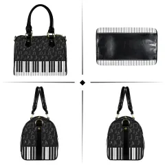 Custom Canvas Handbag-Black Handle (Model 1746) thumbnail 5