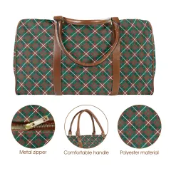 Custom Travel Bag-Large (Brown Long Patch) (Model 1736) thumbnail 3