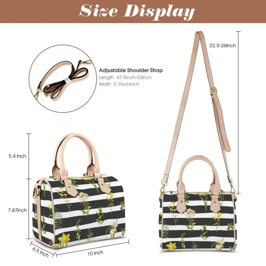 Custom Handbag-Khaki Handle (Model 1746) — photo 3