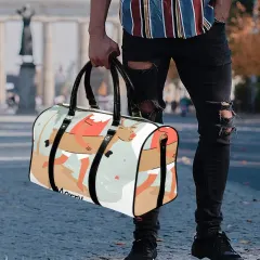 Custom Travel Bag-Small (Black Long Patch) (Model 1734) thumbnail 1