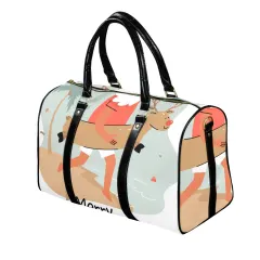 Custom Travel Bag-Small (Black Long Patch) (Model 1734) thumbnail 2