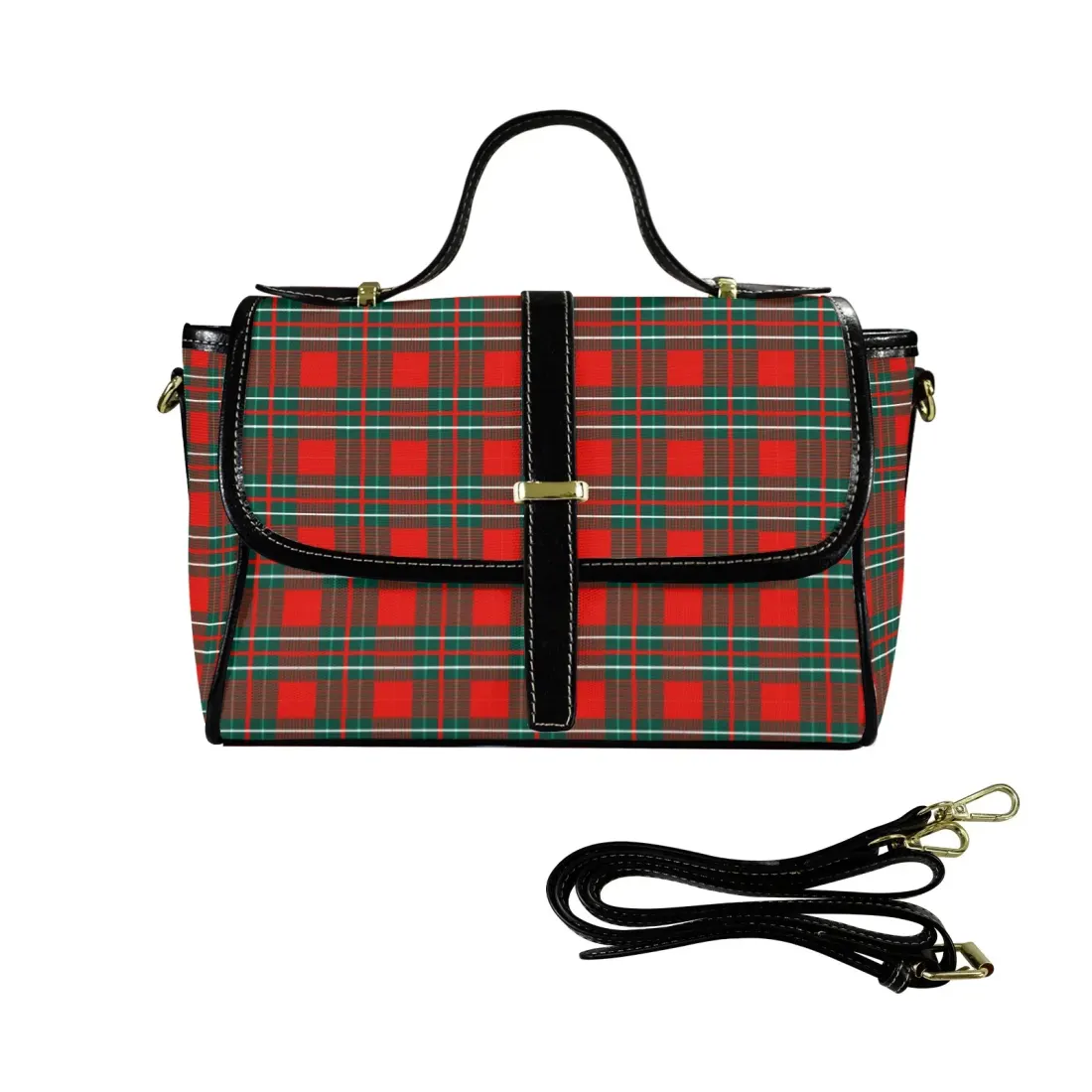 Custom Crossbody Bag(Black)(Model 1740) — photo 2
