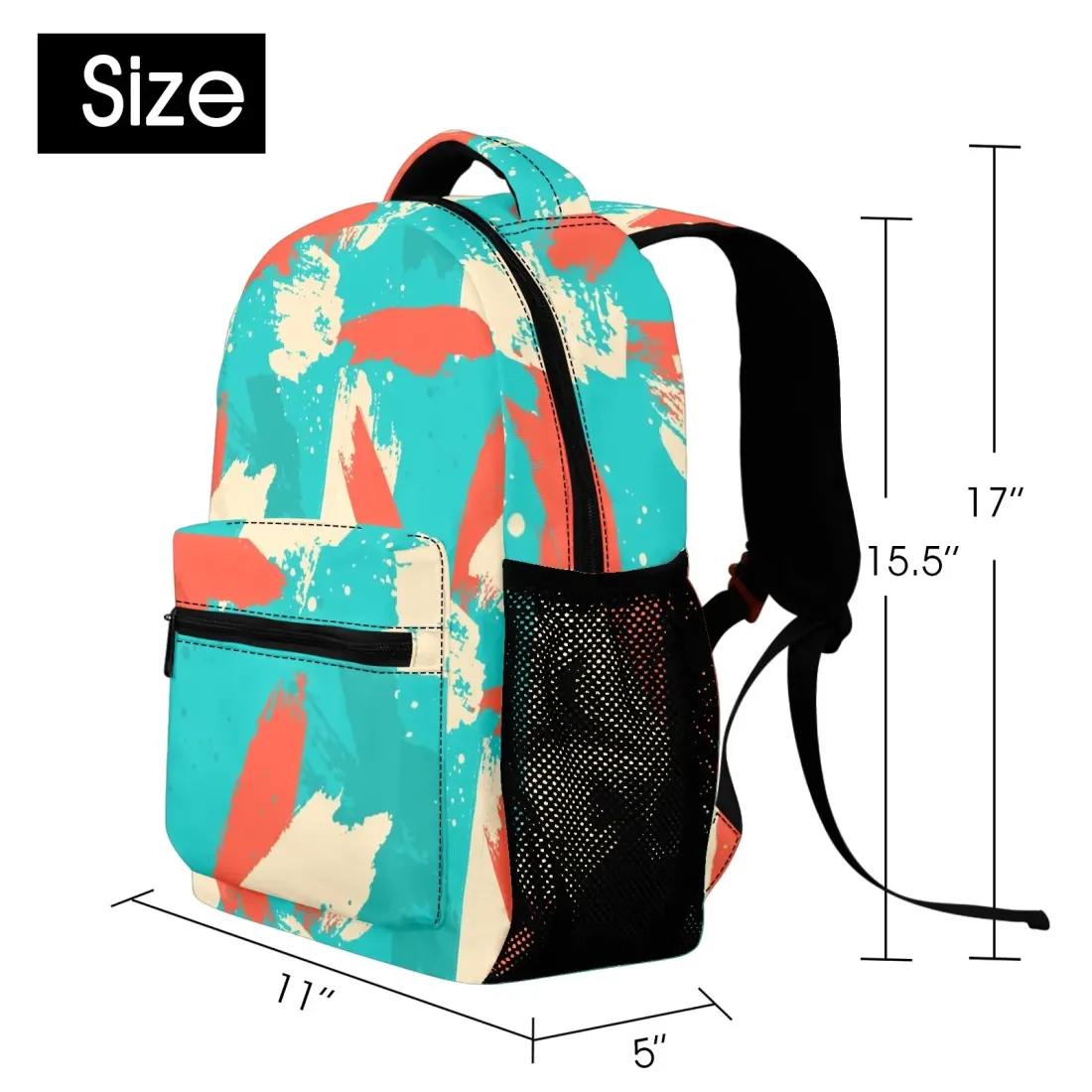 17-inch All Over Print Casual Backpack — photo 3