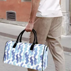 Custom Travel Bag-Small (Black Short Patch) (Model 1737) thumbnail 2