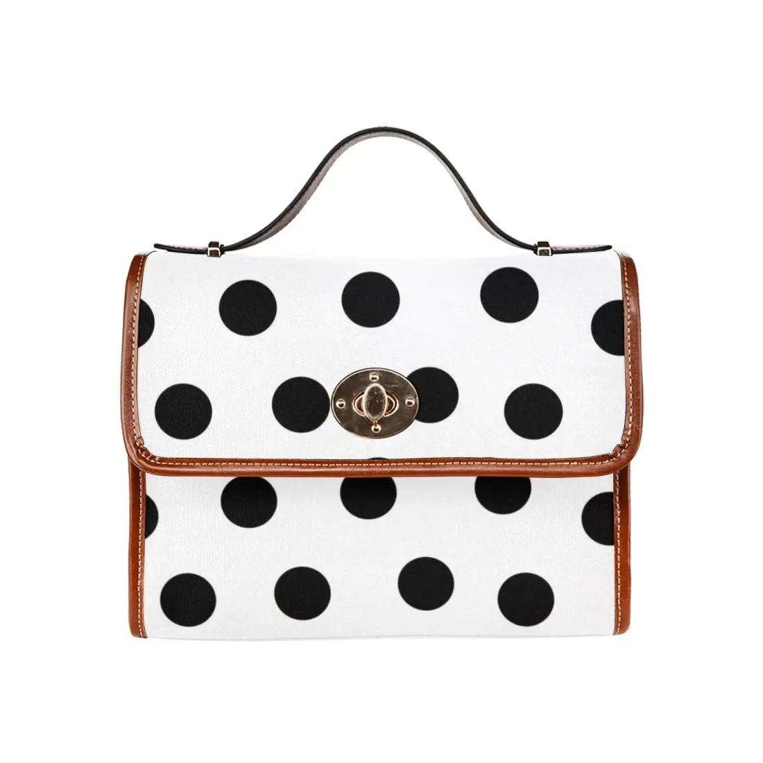 All Over Print Canvas Bag(Model1641)(Brown)