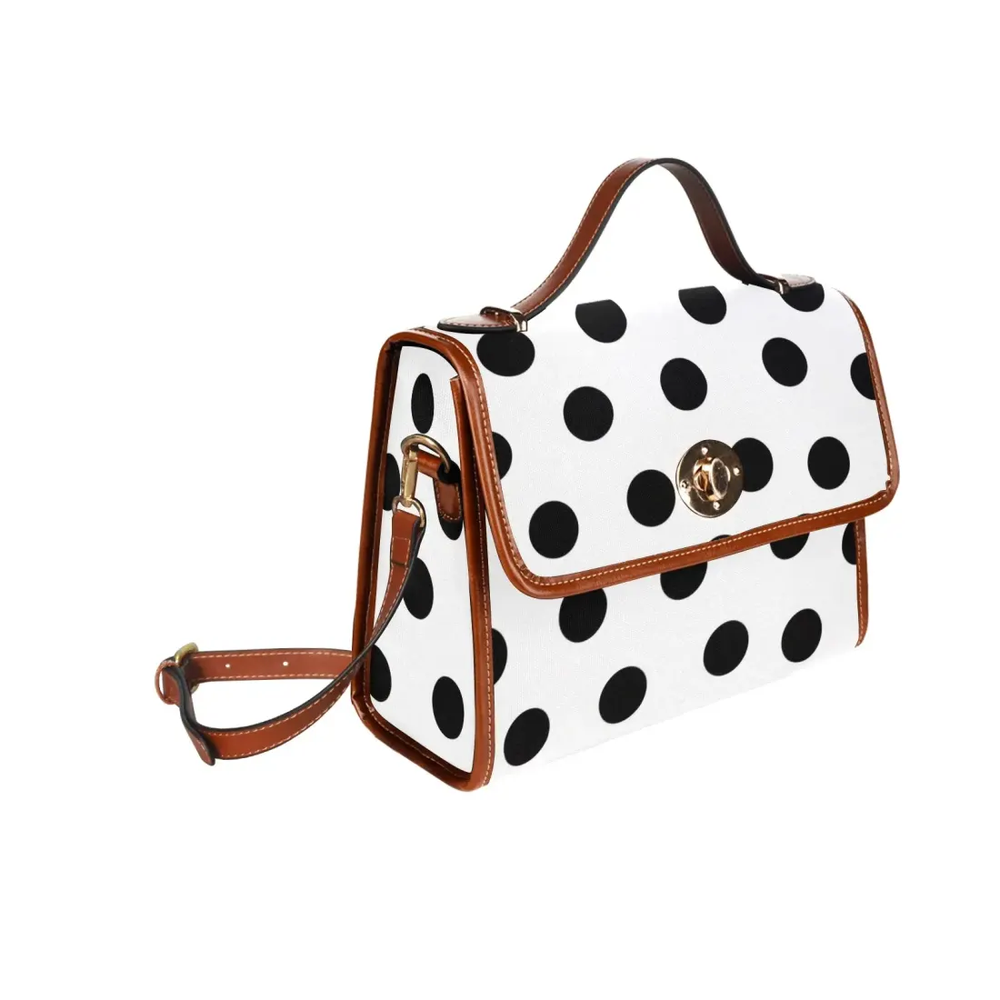 All Over Print Canvas Bag(Model1641)(Brown) — photo 2