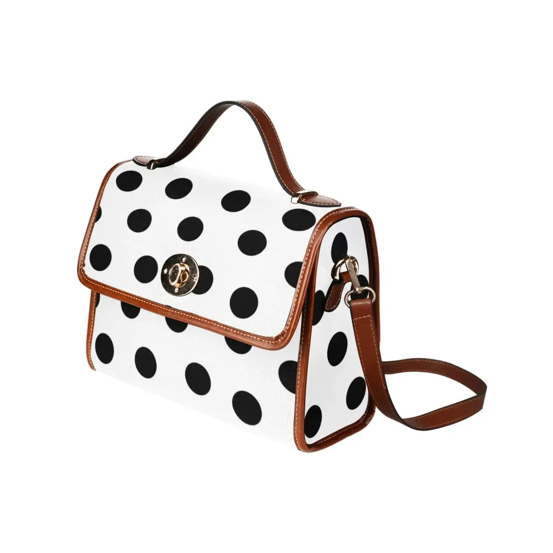 All Over Print Canvas Bag(Model1641)(Brown) — photo 3