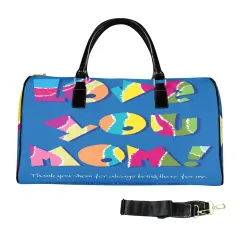 Custom Travel Bag-Large (Black Short Patch) (Model 1737) thumbnail 5