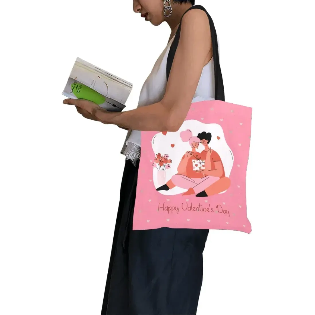 All Over Print Canvas Tote Bag(Model1697)(Small) — photo 2